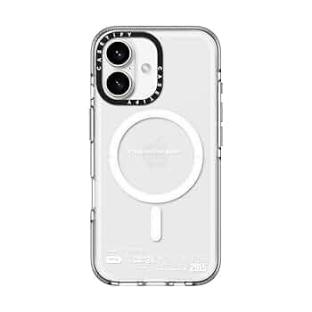 Amazon.co.jp: CASETiFY クリア MagSafe 対応 iPhone 16 ケース